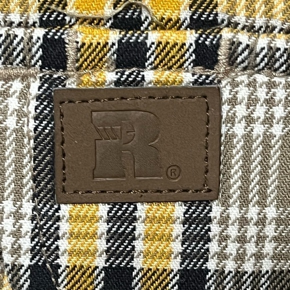 WRANGLER RIGGS WORKWEAR BIG MAN LONG SLEEVE FOREMAN PLAID WORK SHIRT 4X - Picture 9 of 12